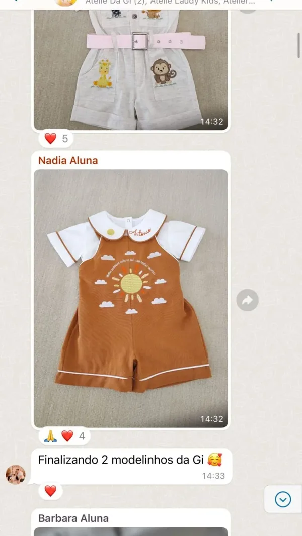 Peça feita por aluna da Costuragi 12