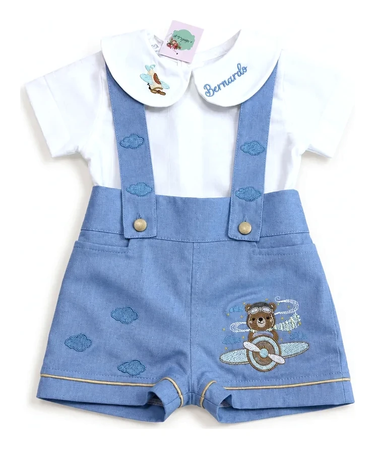 Conjunto Aviador Gola Redonda