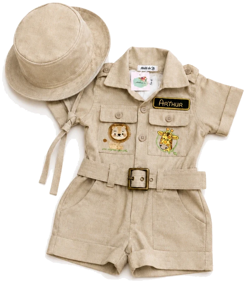 Macacão Safari