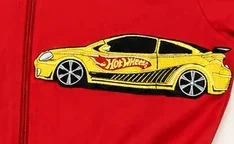 Carro Hot Wheels bordado