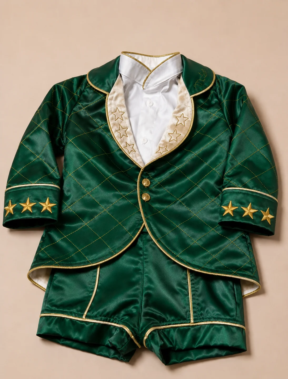 Conjunto Príncipe Luxo no verde floresta