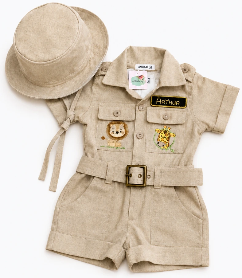 Macacão Safari