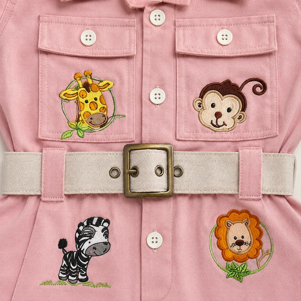 Quatro animais bordados
